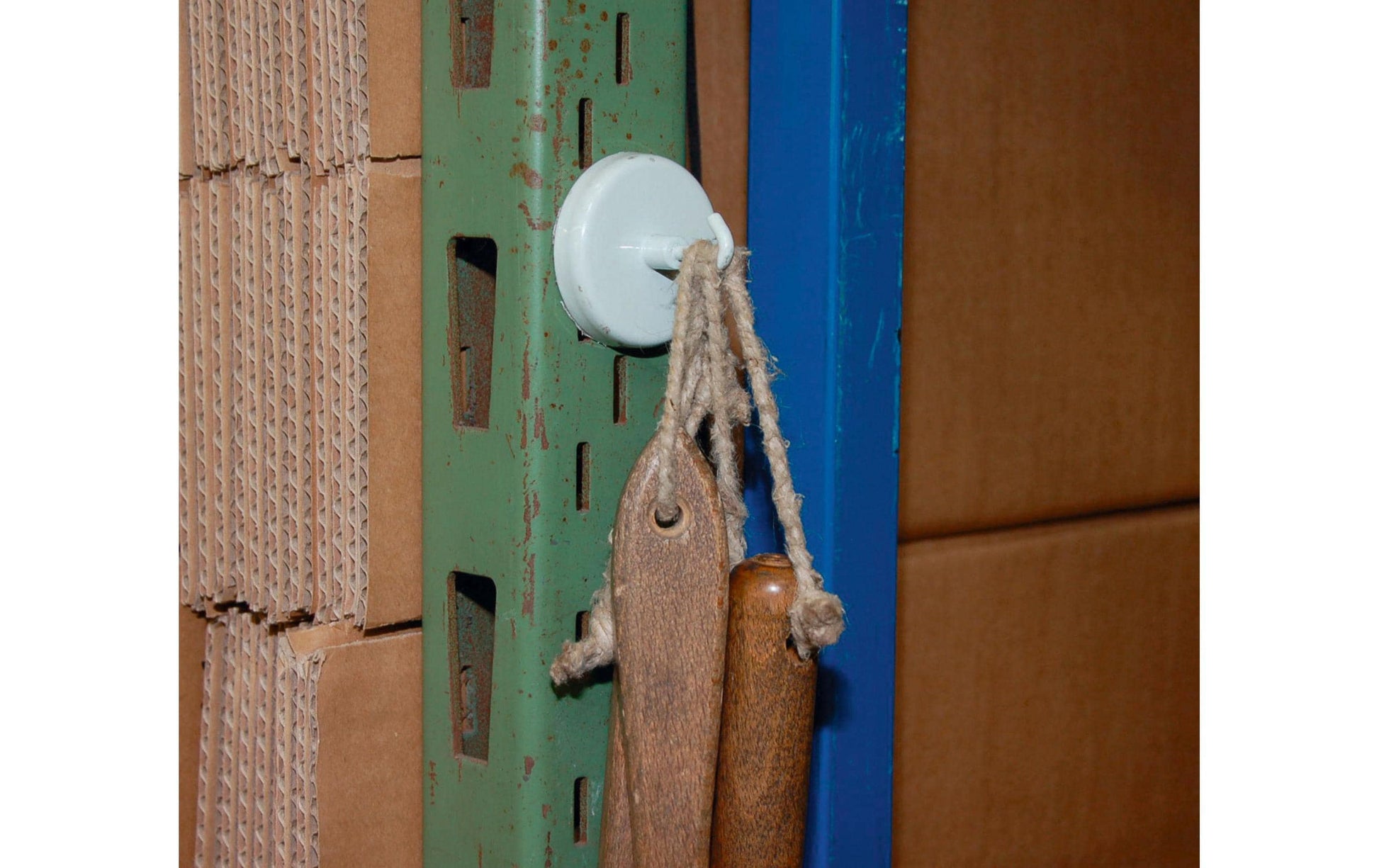 MAUL Magnethaken – Ø 47 mm – 5 Stk., weiss