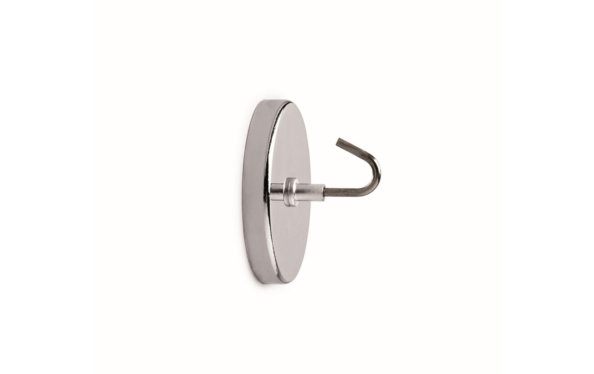 MAUL Magnet mit grossem Haken – Stahl, hellsilber