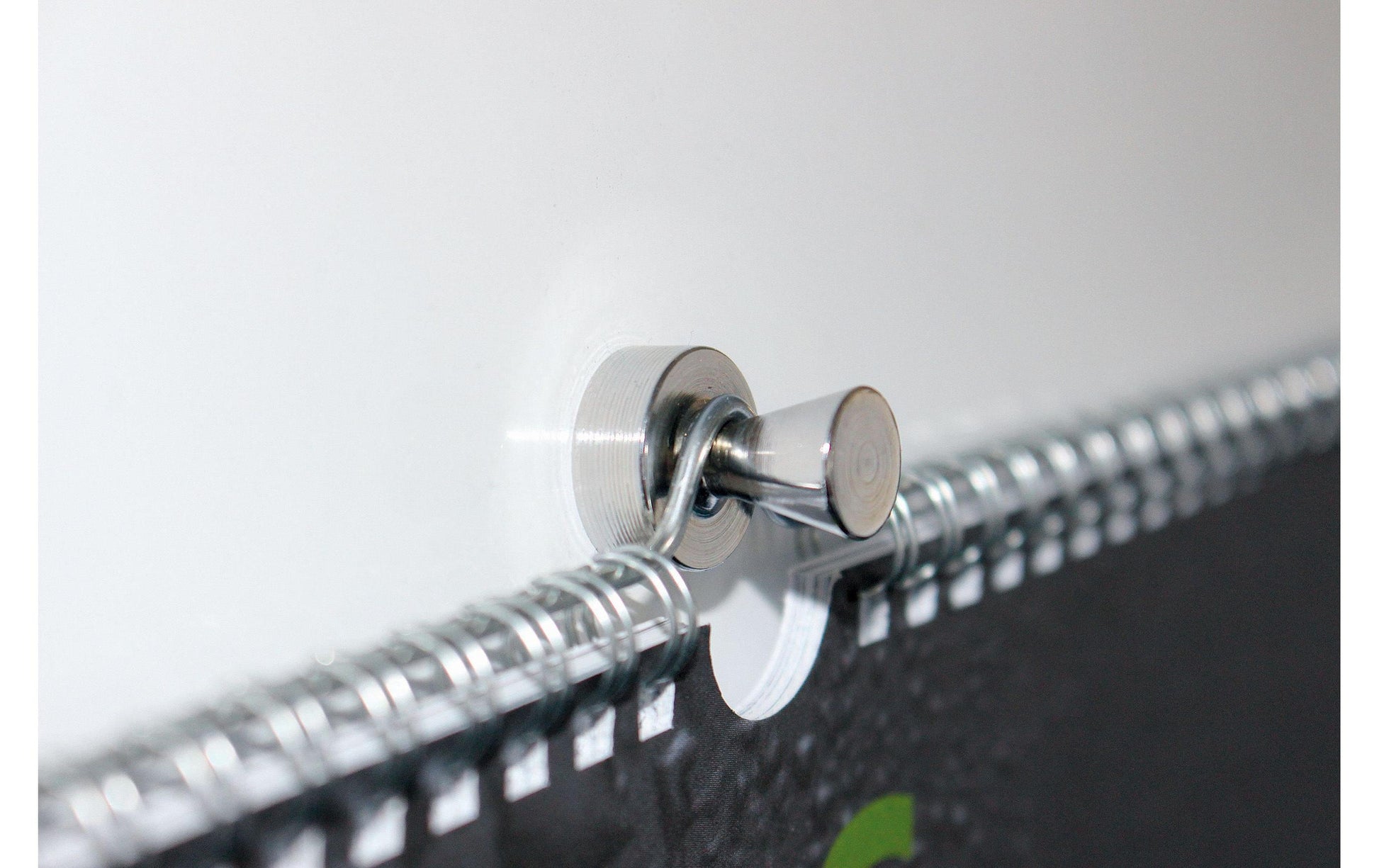 MAUL Kegelmagnet – hellsilber – Ø 32 × H 33 mm, 2 Stück