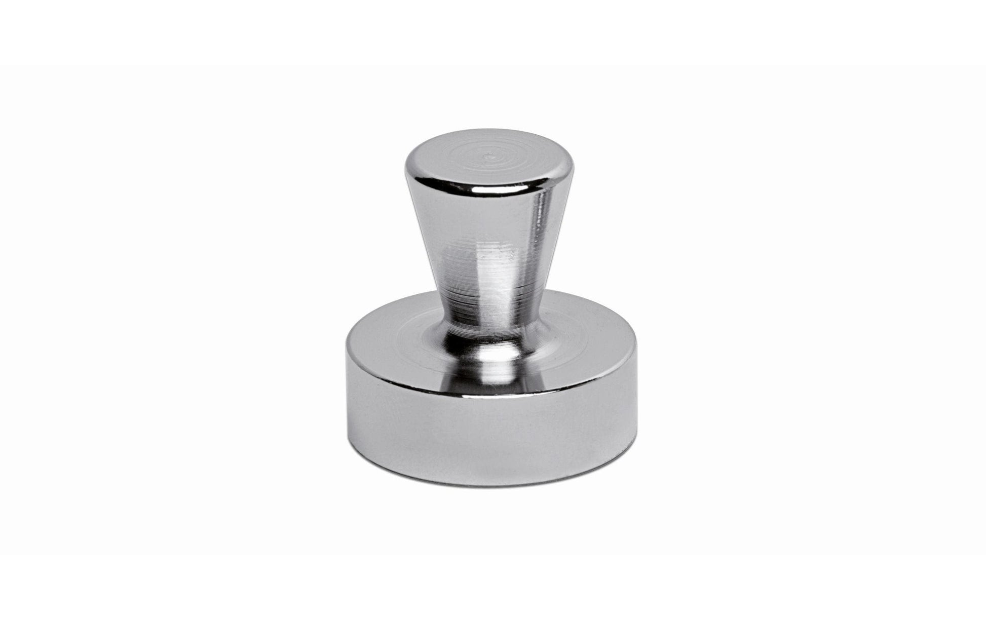 MAUL Kegelmagnet – hellsilber – Ø 32 × H 33 mm, 2 Stück