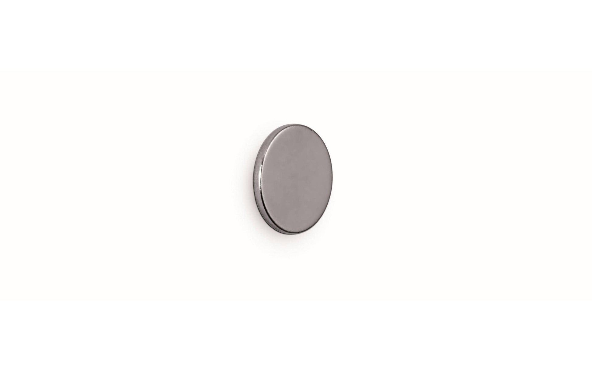 MAUL Scheibenmagnet Neodym – Ø 10 mm, H 1 mm, 10 Stück – Nickel