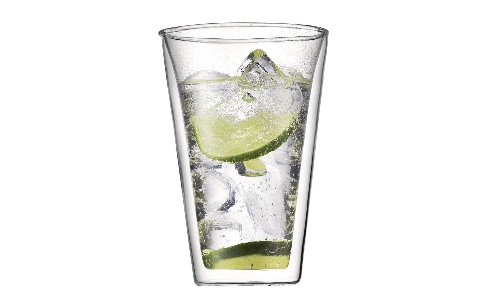 Bodum Trinkglas CANTEEN – 2er Set, 400 ml, Ø 10 cm, H 14,1 cm, Borosilikatglas, doppelwandig