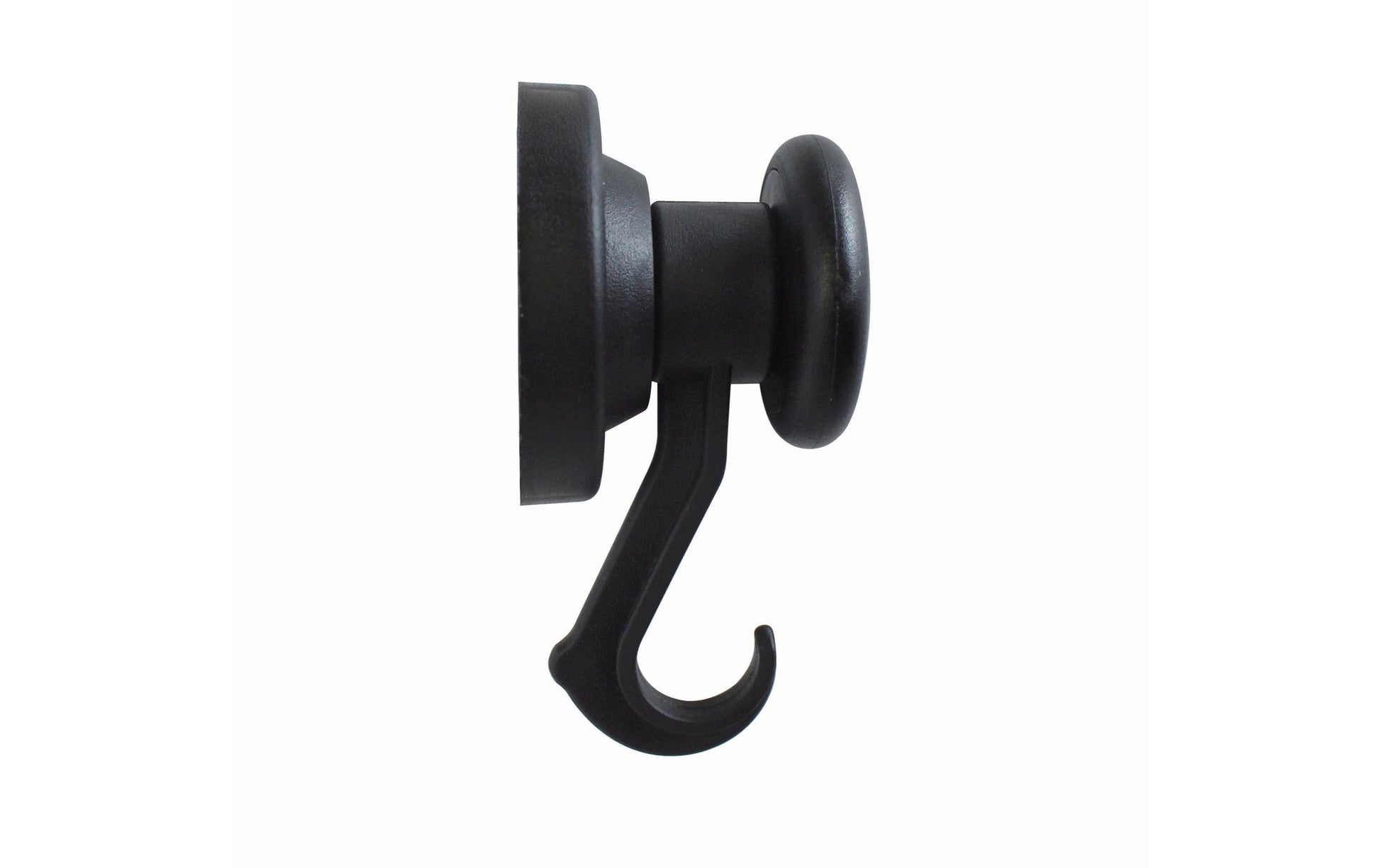 MAUL Magnet mit Karussell-Haken – ABS-Kunststoff, schwarz – 1er-Pack