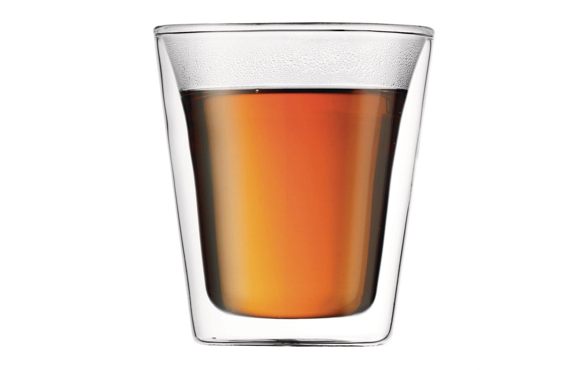 Bodum Thermobecher – 2er Set, 200 ml, Ø 8 cm, Borosilikatglas, doppelwandig, spülmaschinenfest