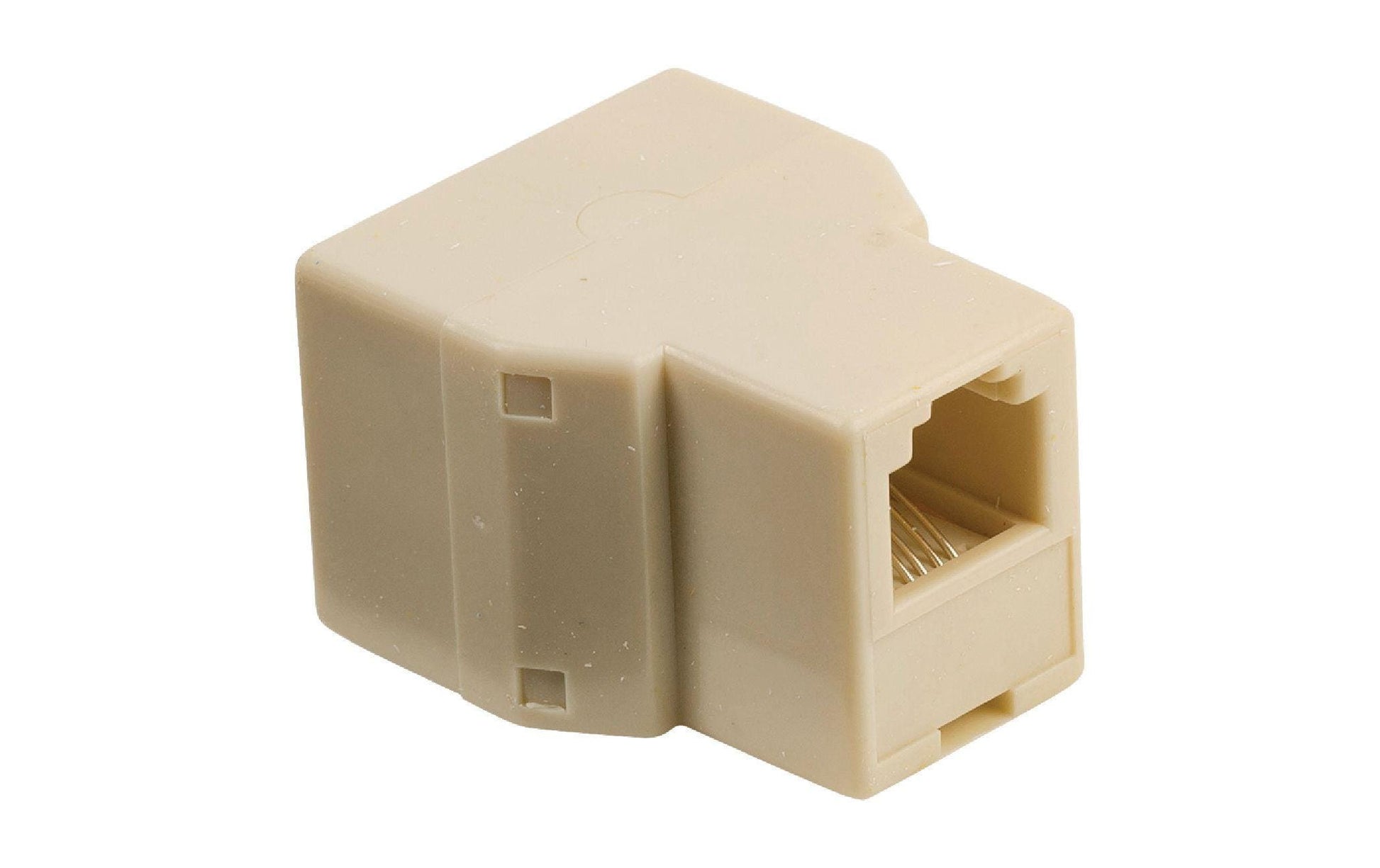 Wirewin Telefonadapter RJ-11 zu 2× RJ-11 – 6P4C, beige