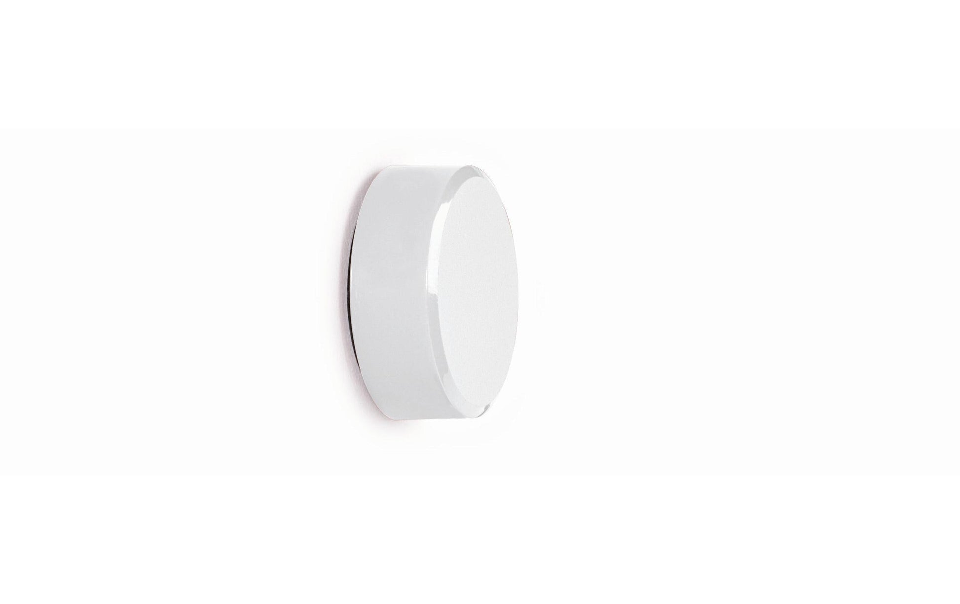 MAUL Tafelmagnete – Ø 33 mm, 20 Stk., weiss