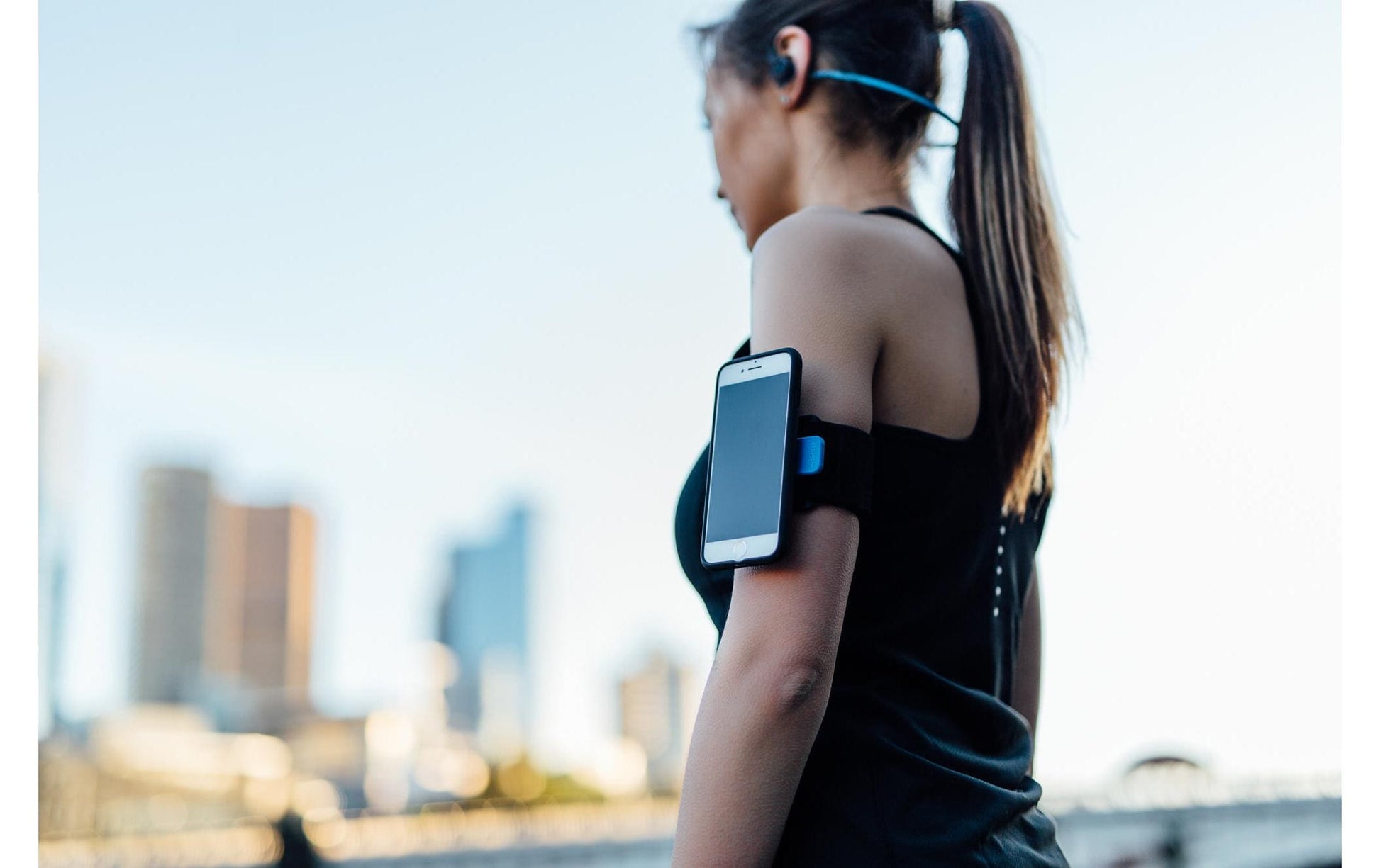 Quad Lock Mounts – Smartphone-Trageband – Armband – für Smartphones (Universal) – Blau/Schwarz