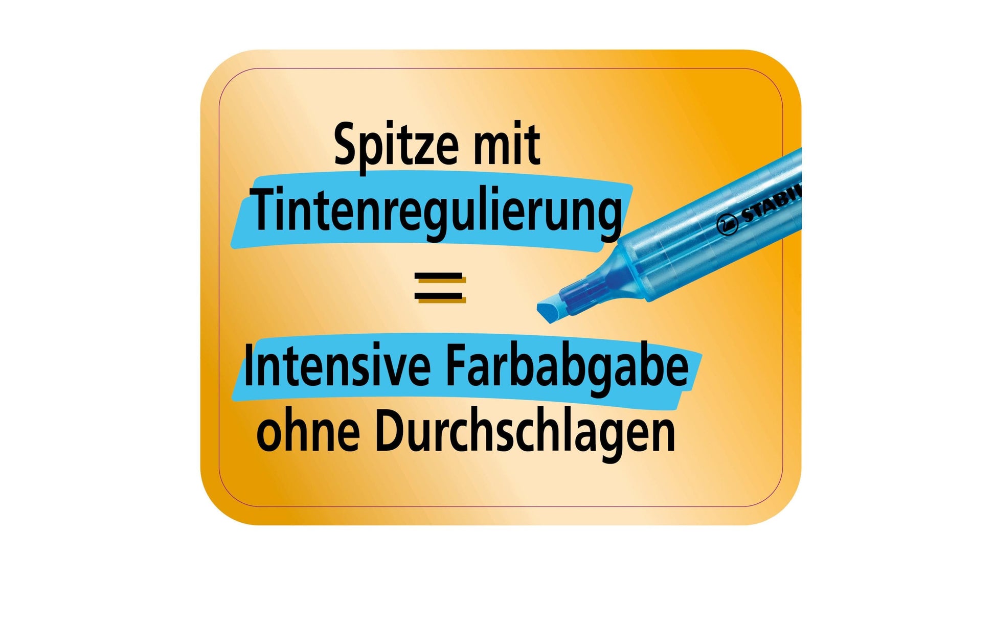 STABILO Swing Cool Textmarker Set 4 Farben – Keilspitze, 1–4 mm