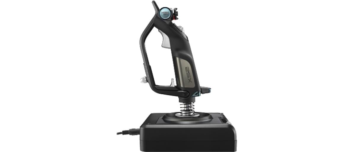Logitech G Saitek X52 Pro – Maus – Kabelgebunden (USB‑A), 10 Tasten, Schwarz, Silber