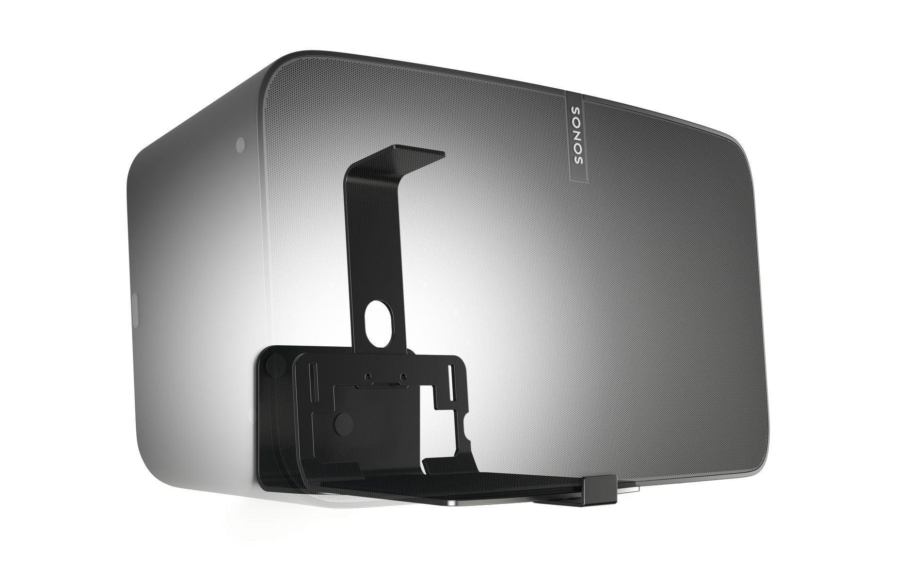 Vogel's Sound 3205B – Wandhalterung – Neigbar, Tragkraft 6,5 kg – für Sonos Play:5/Denon Heos 5/7 – Schwarz