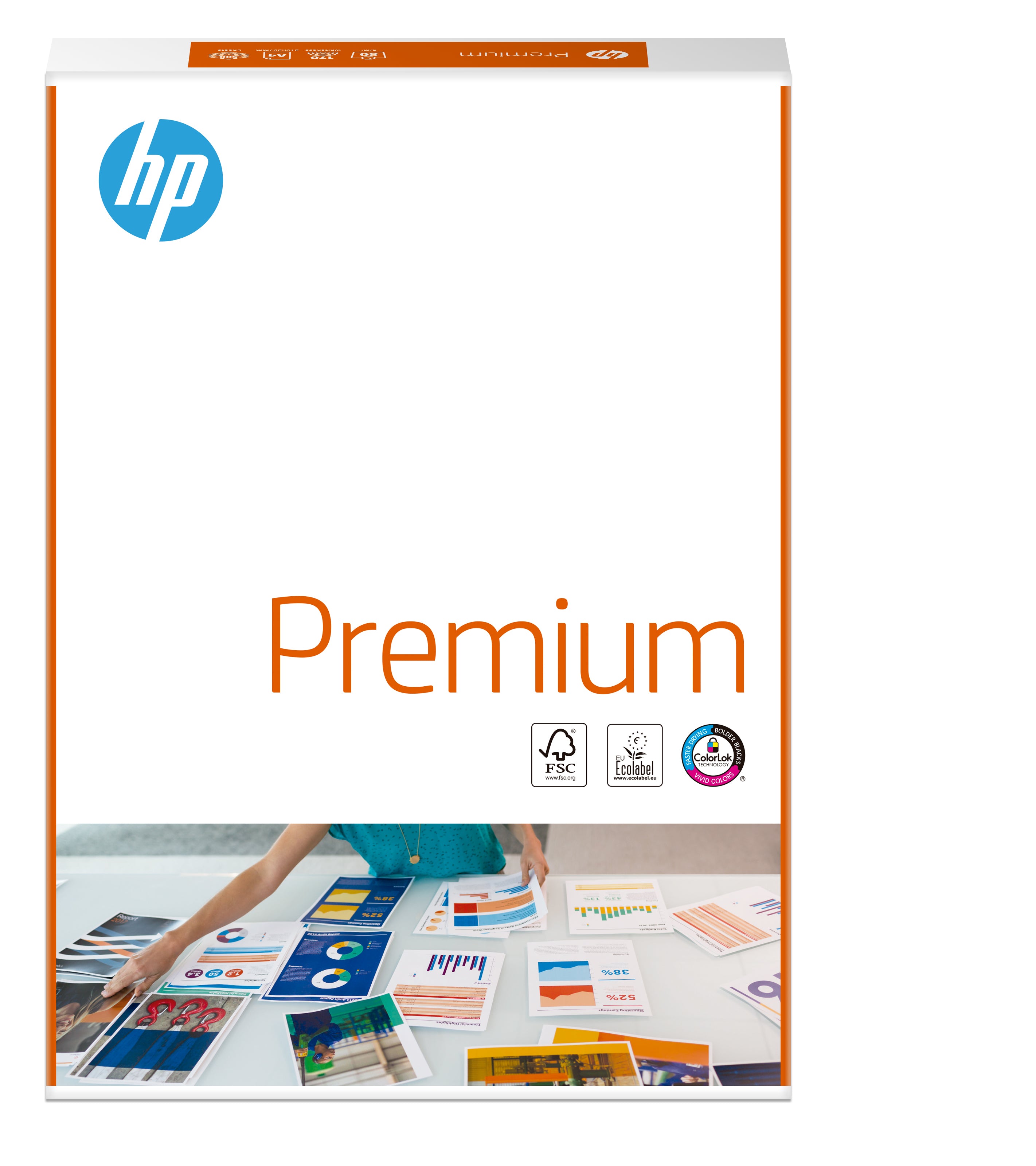 HP Premium Kopierpapier Weiss – A4, 80 g/m², 500 Blatt