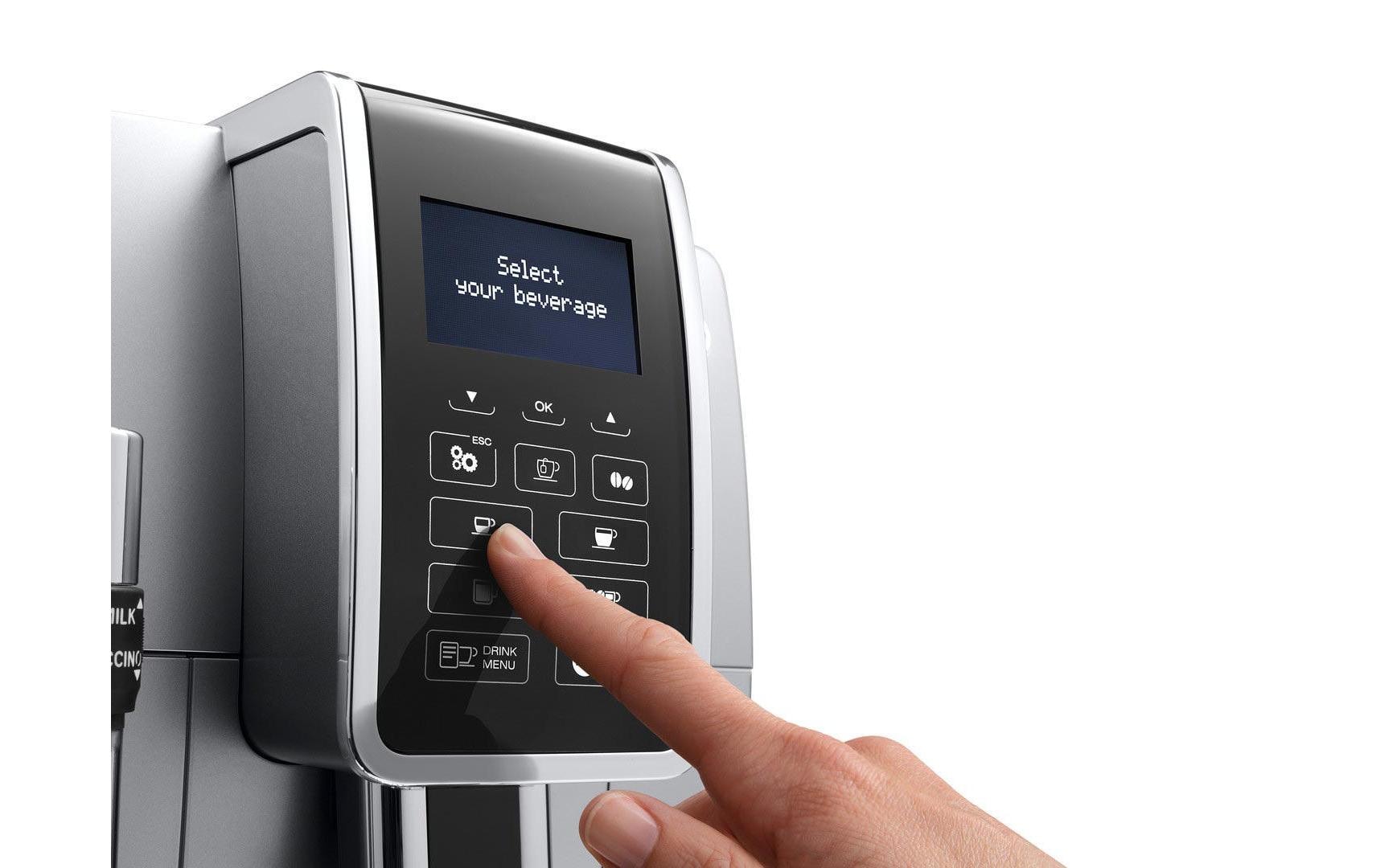 De’Longhi ECAM 350.35.SB Kaffeevollautomat – 15 bar, 1,8 l, 300 g, Silber