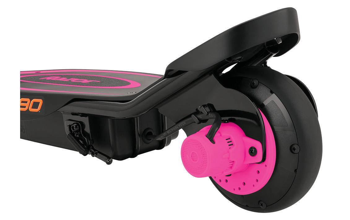 Razor Elektroroller Power Core E90 – 16 km/h, bis 24 km Reichweite – 12 V (80 Wh) – Pink