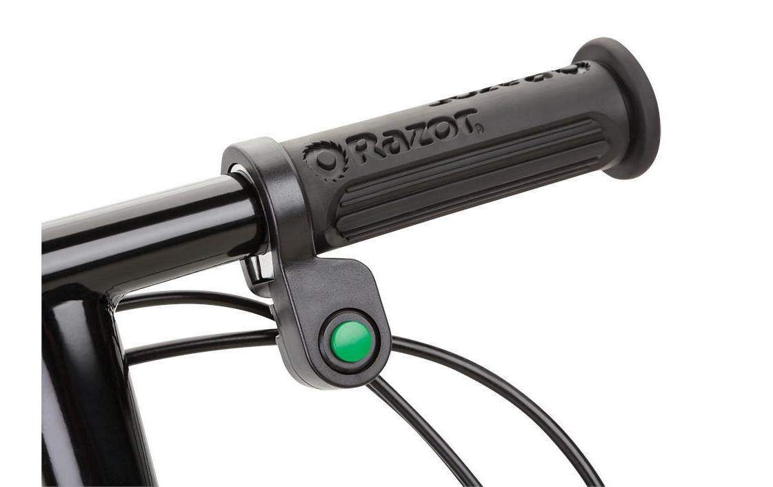 Razor Power Core E90 – E-Scooter – 90 W, 16 km/h, Reichweite bis 24 km, 80 Wh, schwarz/grün