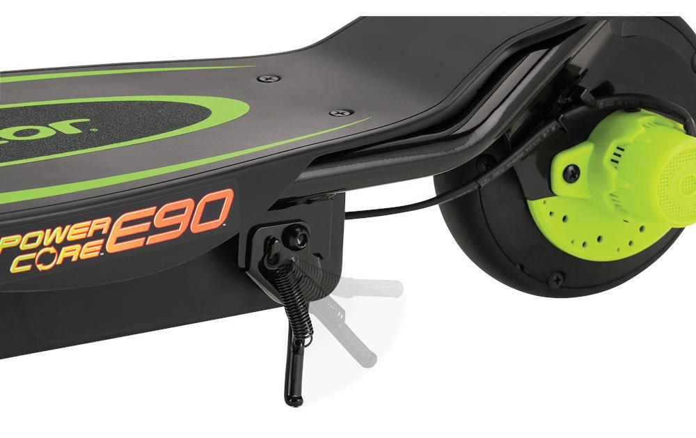 Razor Power Core E90 – E-Scooter – 90 W, 16 km/h, Reichweite bis 24 km, 80 Wh, schwarz/grün