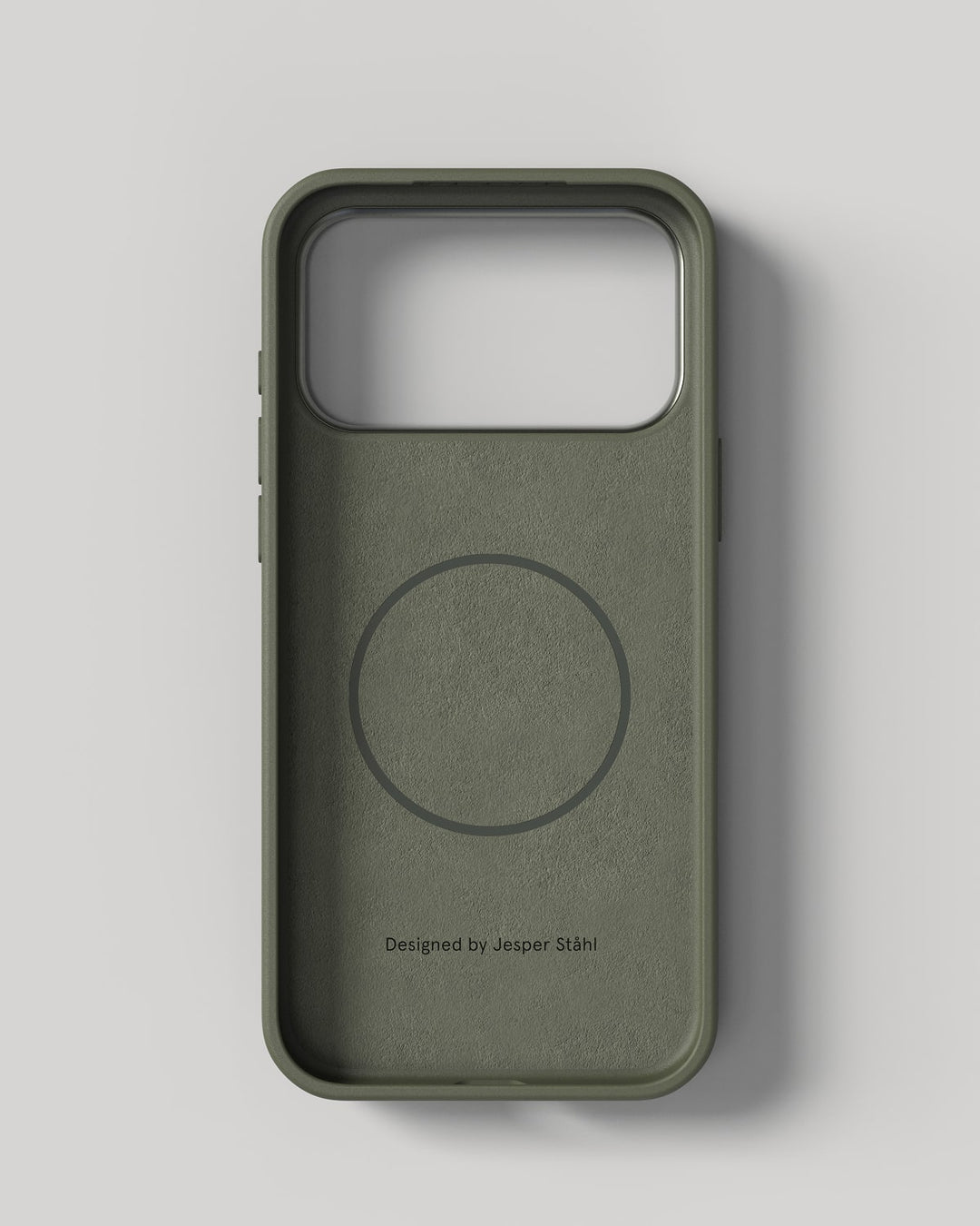 Nudient – Backcover – für Apple iPhone 17 Pro Max – olive – MagSafe-kompatibel