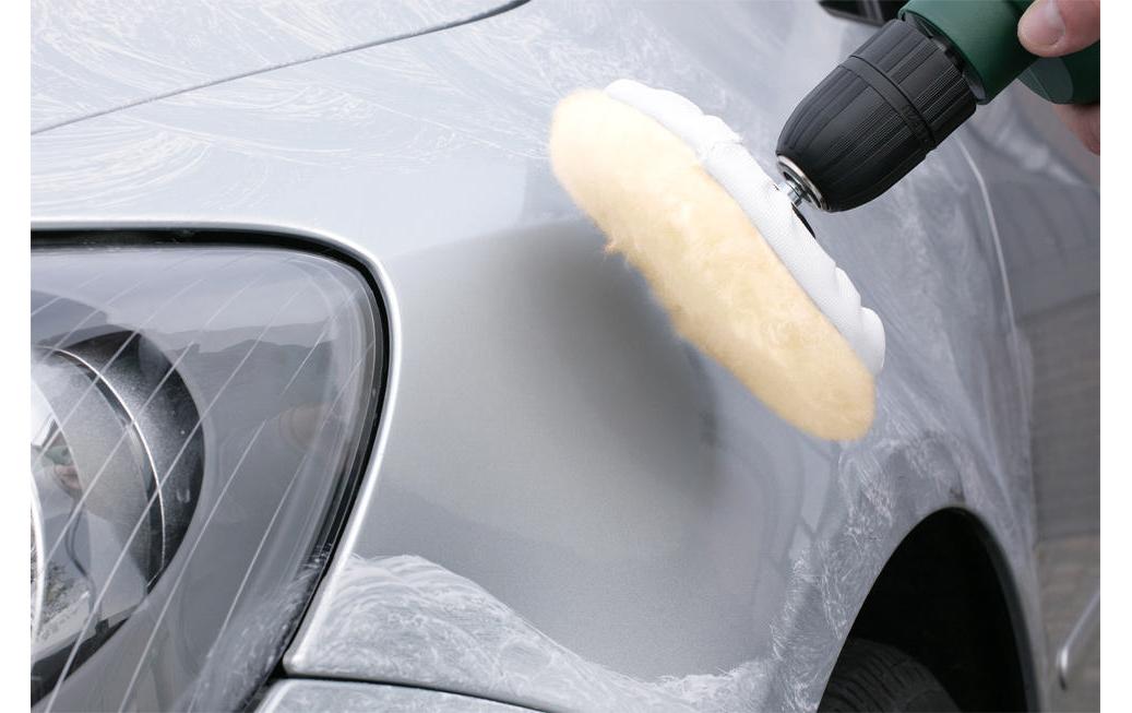 kwb Lammfellpolierhaube 135 mm – für Holz, Metall, Autolack u. a.
