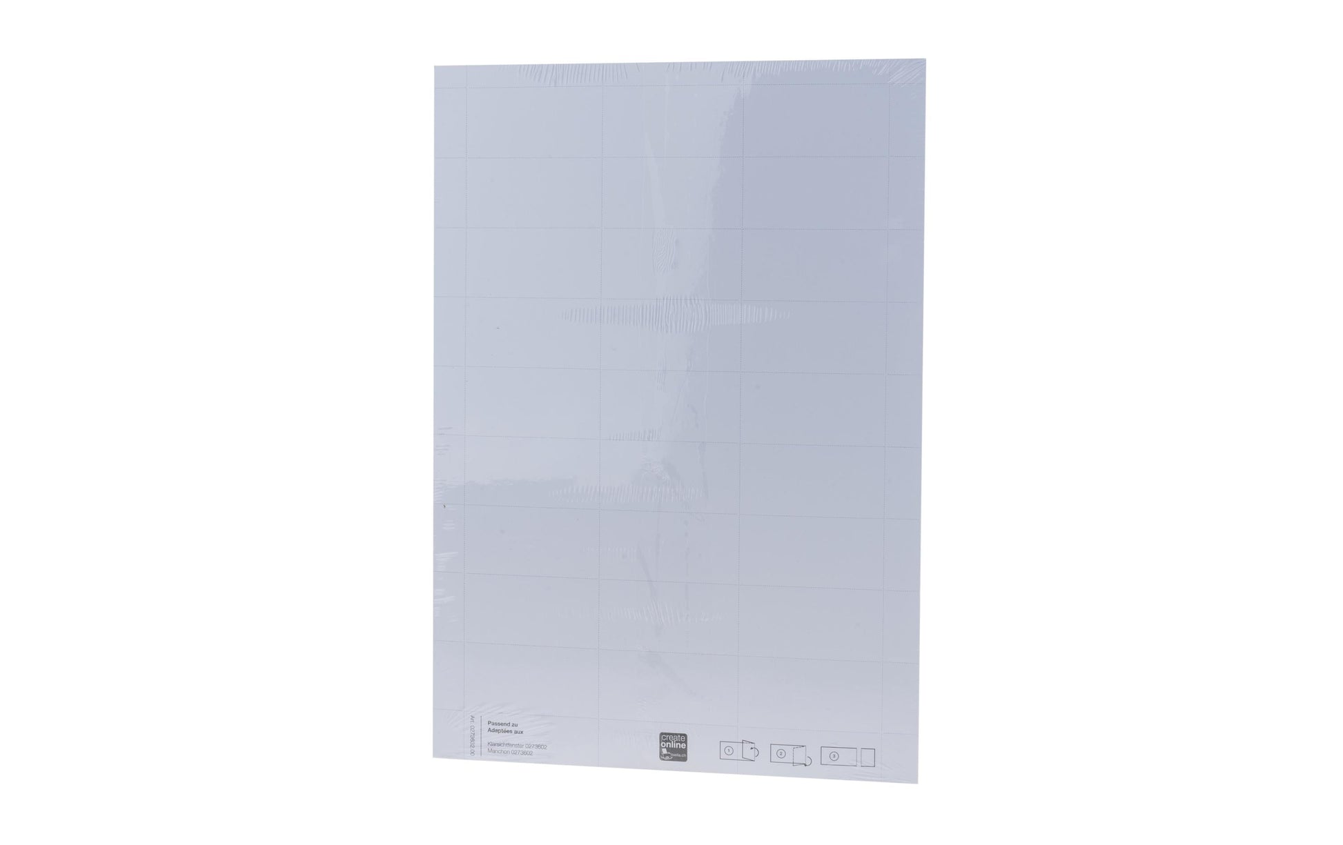 Biella Hängemappen-Etiketten, 60 mm × 30 mm, weiss, Papier, für Metall-Clip-Reiter, 10 Bogen (270 Etiketten)