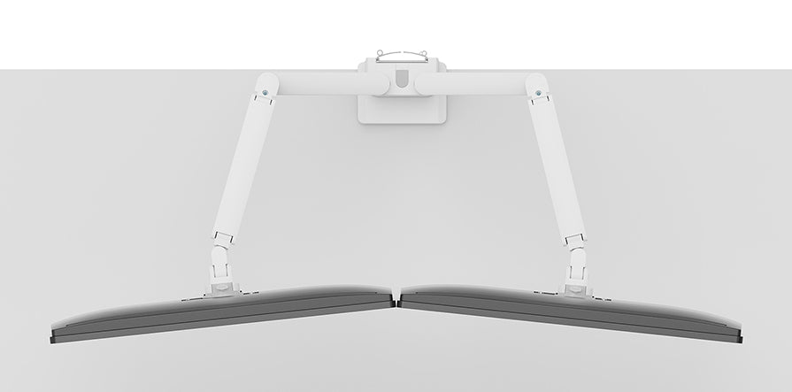 Neomounts DS70-250Wh2 – Monitorarm, Dual, bis 32", Neigen/Schwenken, Weiss