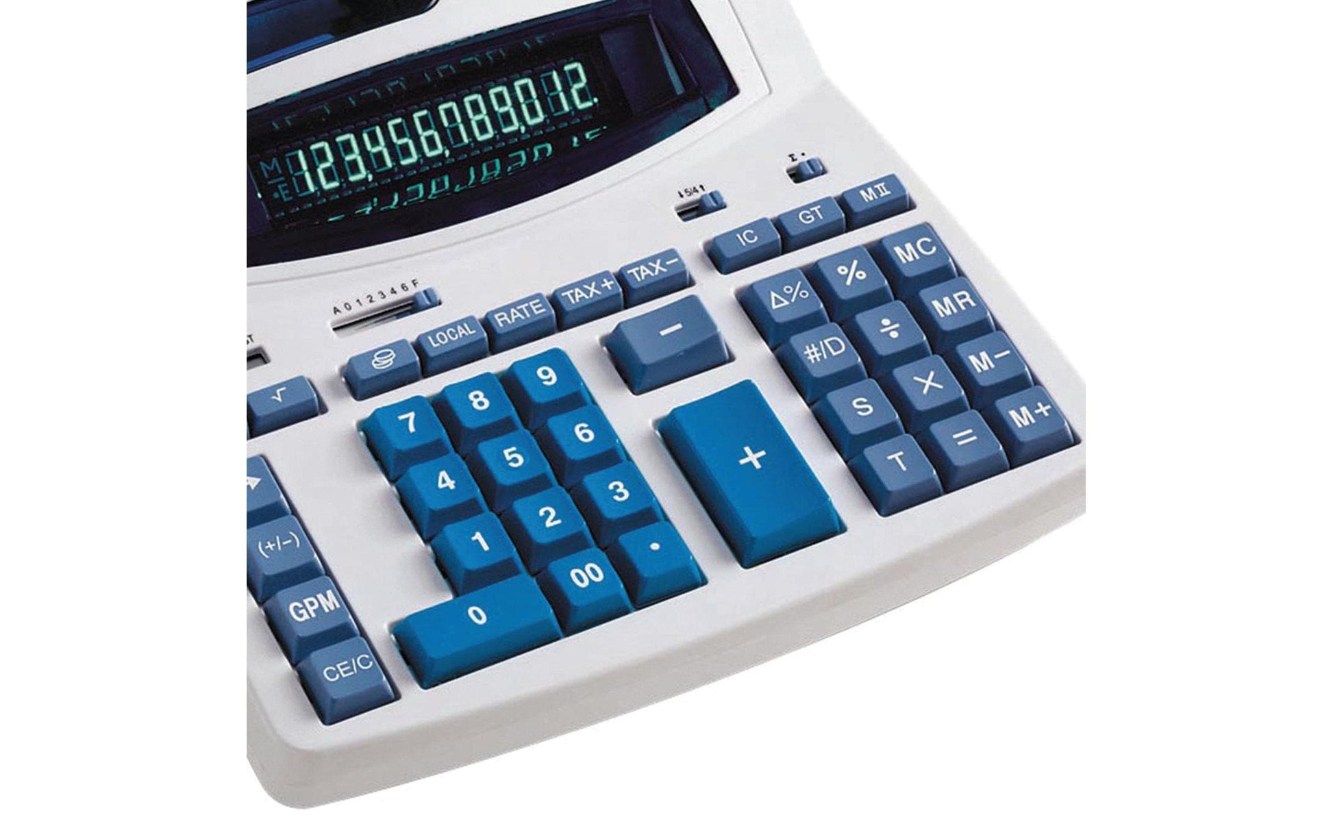 Ibico Tischrechner, druckend 1232X – 12-stellig, 2-farbig, 4,1 Zeilen/s, Postenzähler/Währung, Netz