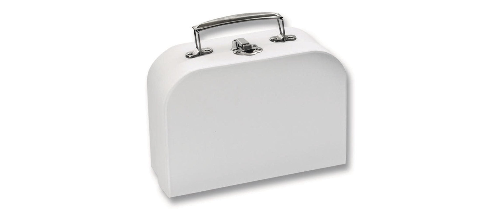 Folia Geschenkbox Karton, Weiss – 2 Stk.