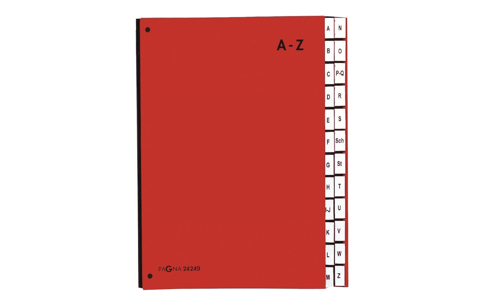 Pagna Sammelmappe für A4, Karton, rot