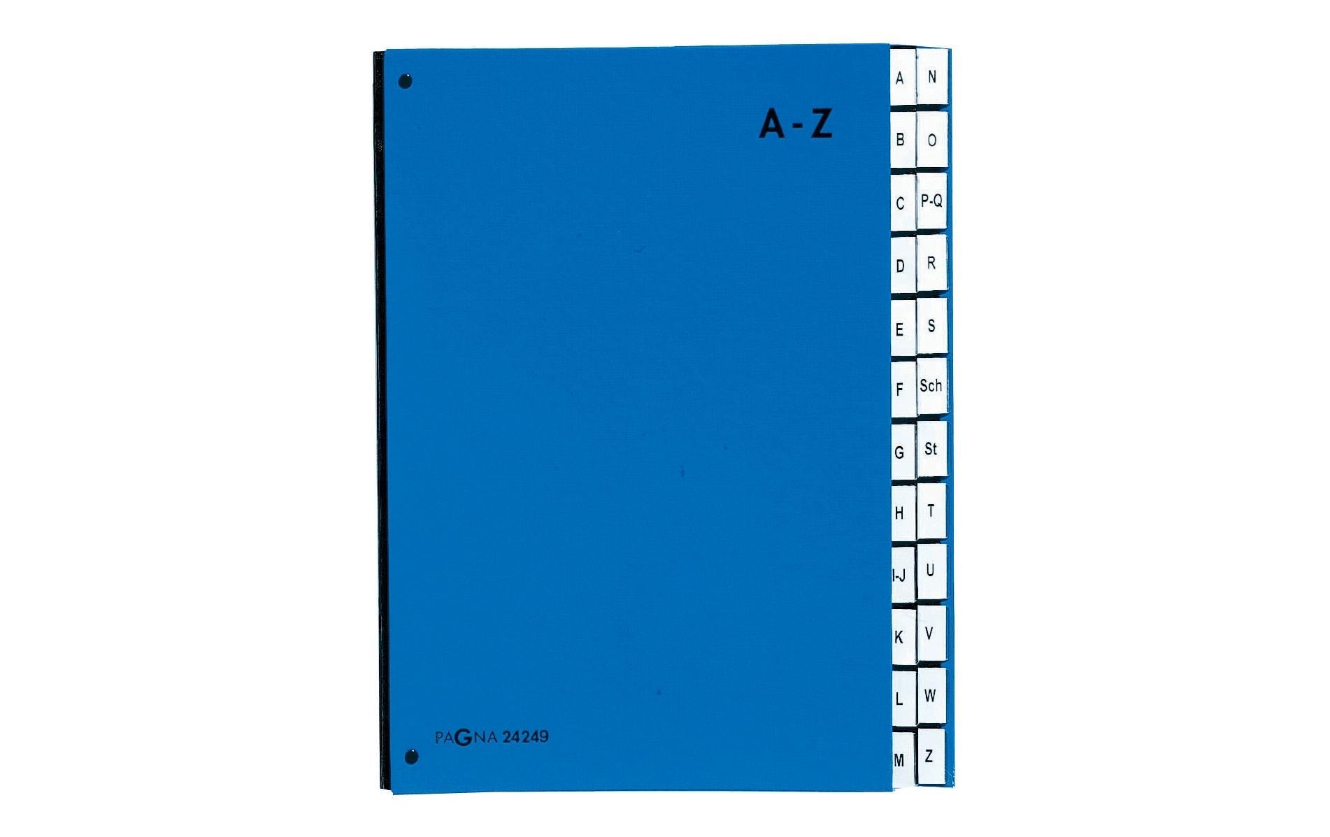 Pagna Sammelmappe für A4, Karton, blau