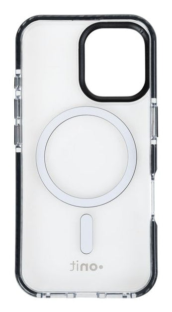ONIT Mill.Std. Backcover – für Apple iPhone 16, MagSafe, PC+TPE+TPU, Schwarz/Transparent, bis 3 m Sturzsicher