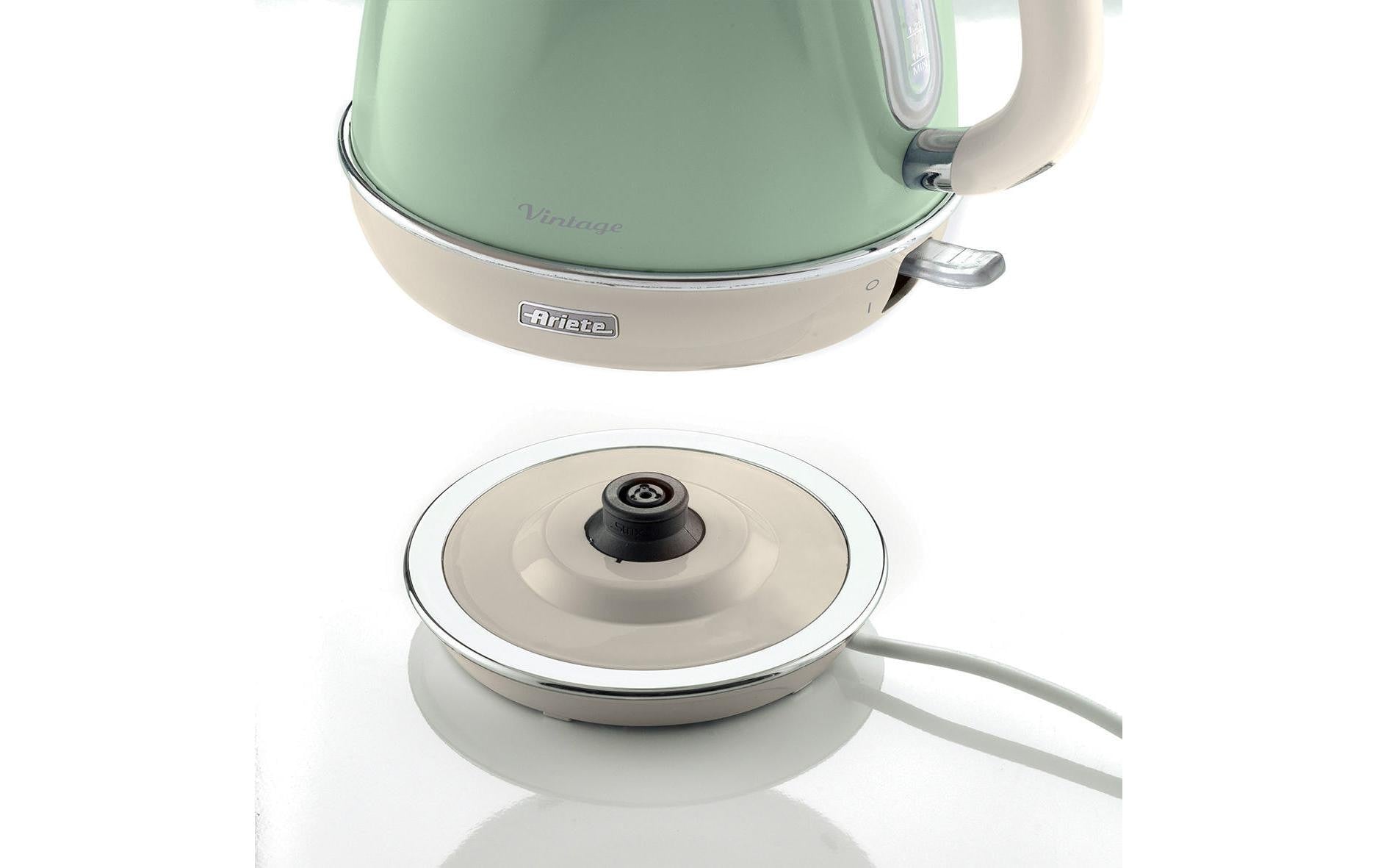 Ariete Wasserkocher – 1,7 l, Edelstahl, Grün, 2869/04