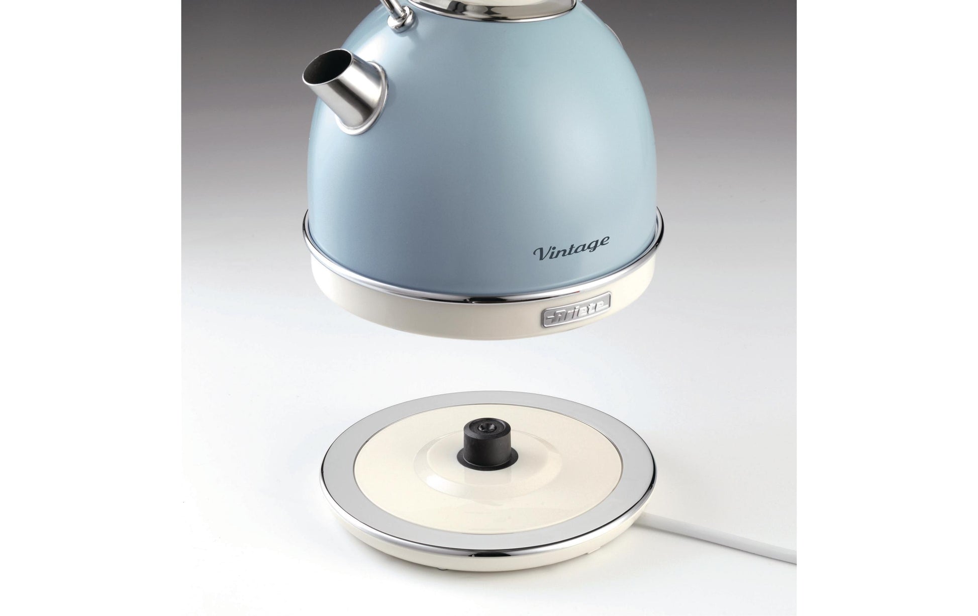 Ariete Wasserkocher – 1,7 l, Edelstahl, Blau, ARI-2877-BL