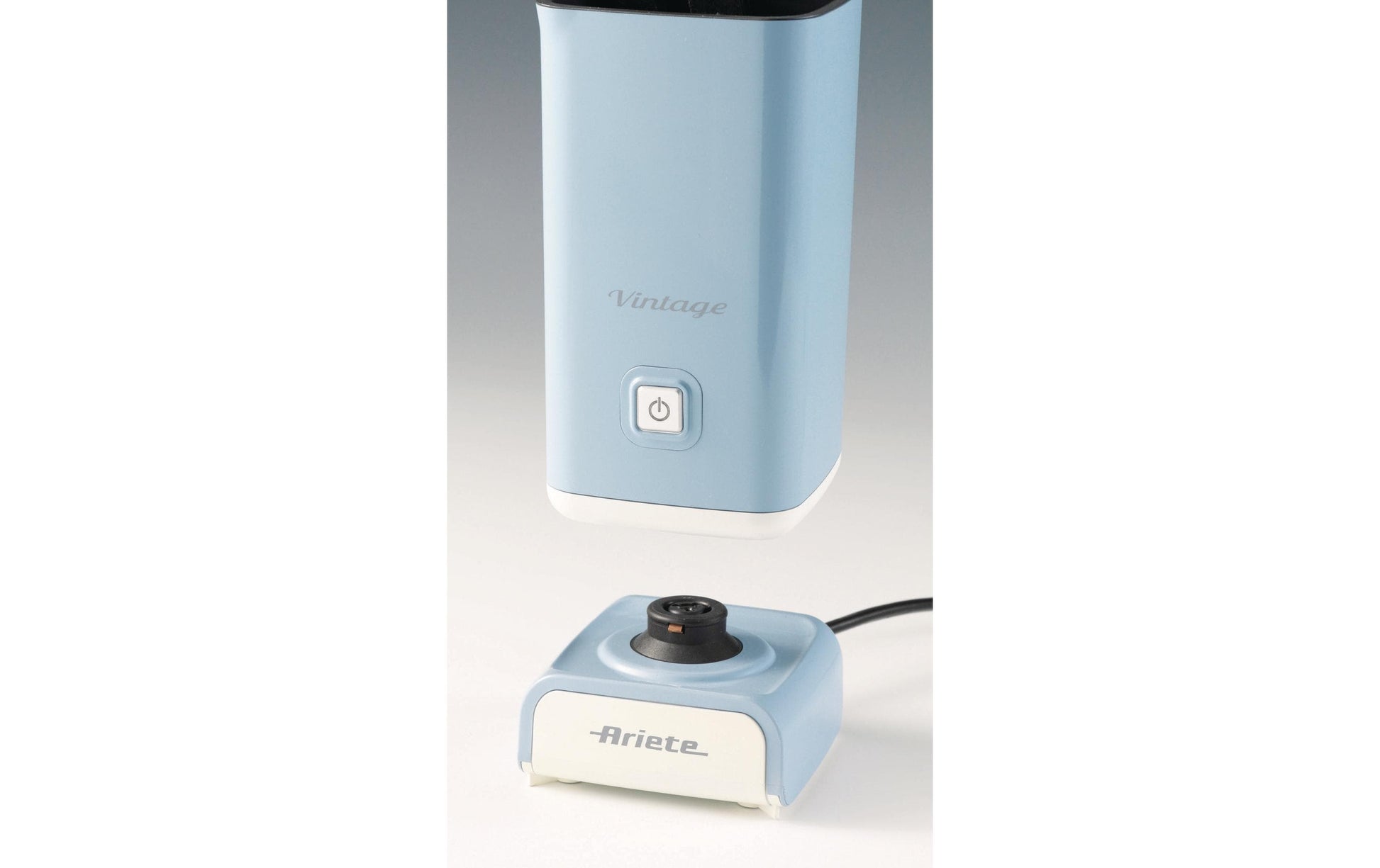 Ariete Milchaufschäumer ARI-2878-BL – 250 ml, Heiss & Kalt – Blau
