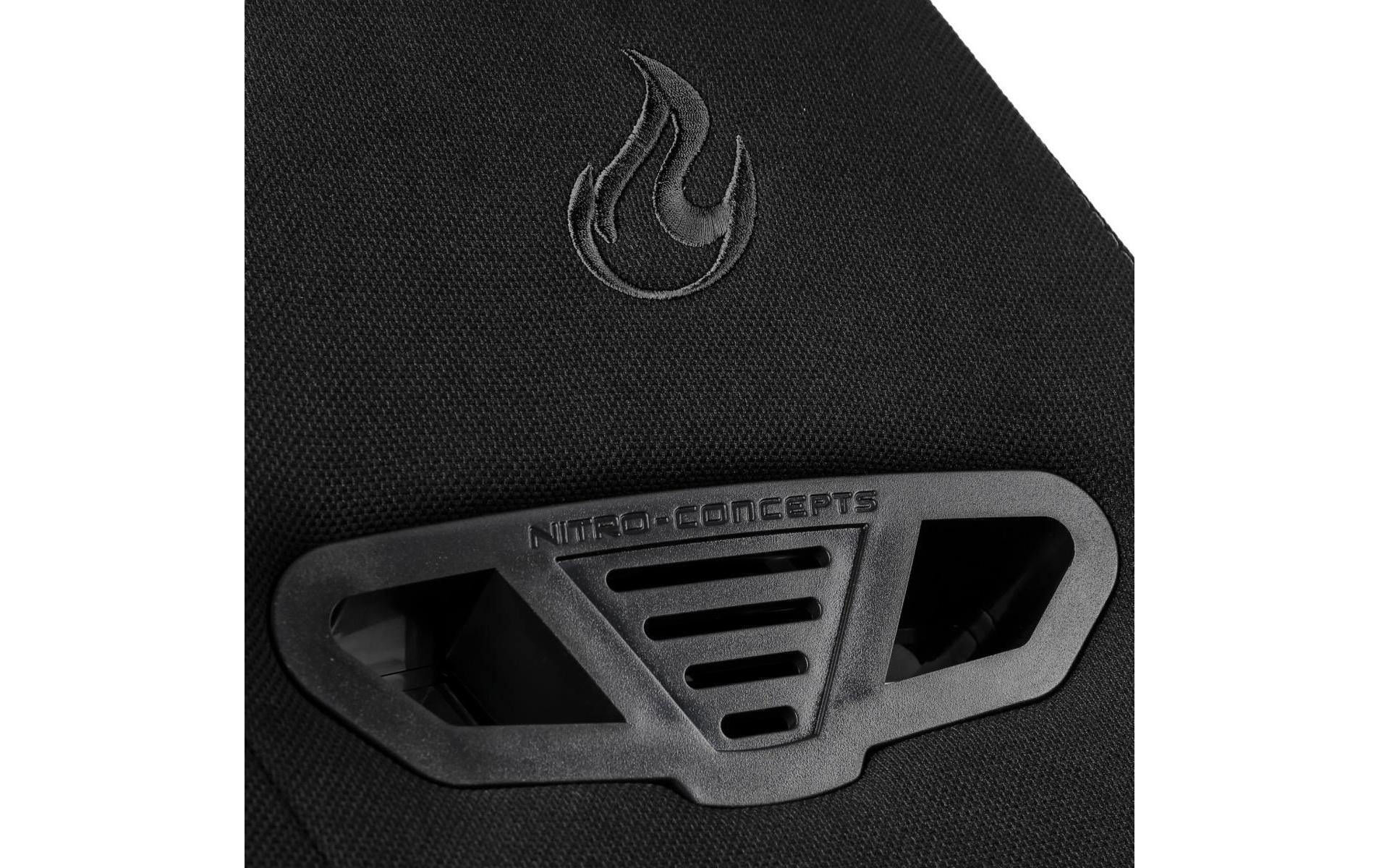 Nitro Concepts Konferenzstuhl S300 – 57 × 49 × 140 cm, schwarz