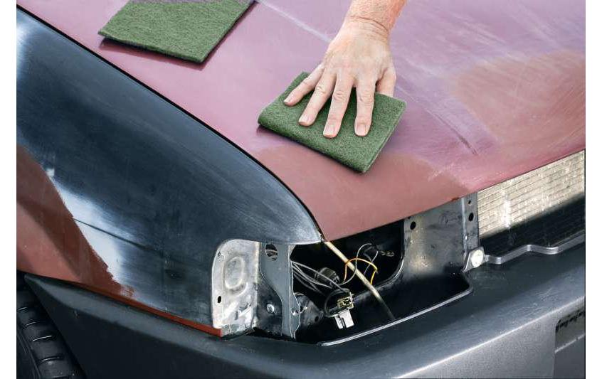 kwb Schleifvlies 150 × 230 mm – P280 – für Lackoberflächen – 2 Stk
