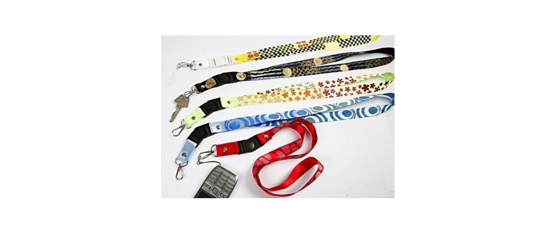 Creativ Company Textilband – Bandlänge 53 cm, Polyester, Weiss, Breite 20 mm, 5er-Pack