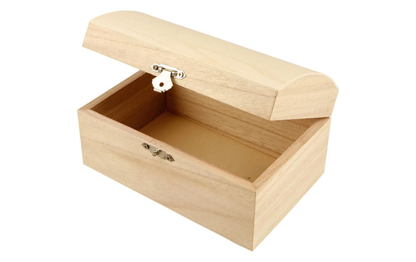 Creativ Company Truhe – Holz – Braun – 115 × 58 × 58 mm – Verriegelbar