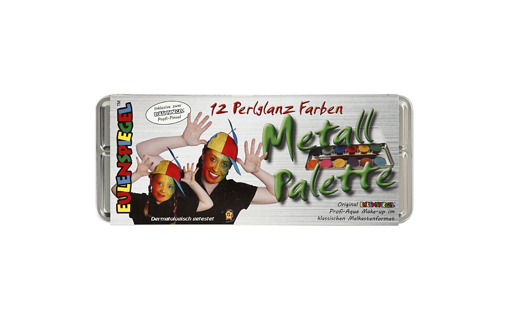 Eulenspiegel Schminkpalette – Farbmix – 12 Farben