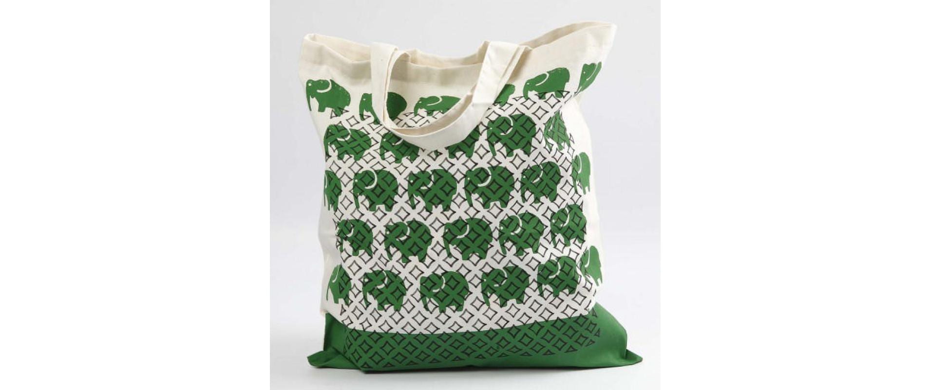 Creativ Company Baumwollstofftasche, Weiss, 380×420 mm