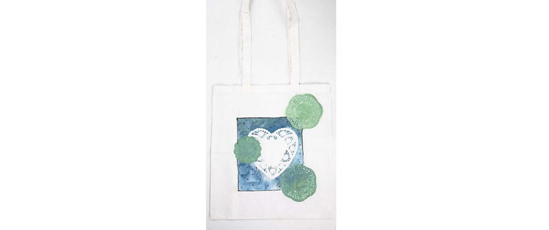 Creativ Company Baumwollstofftasche, Weiss, 380×420 mm