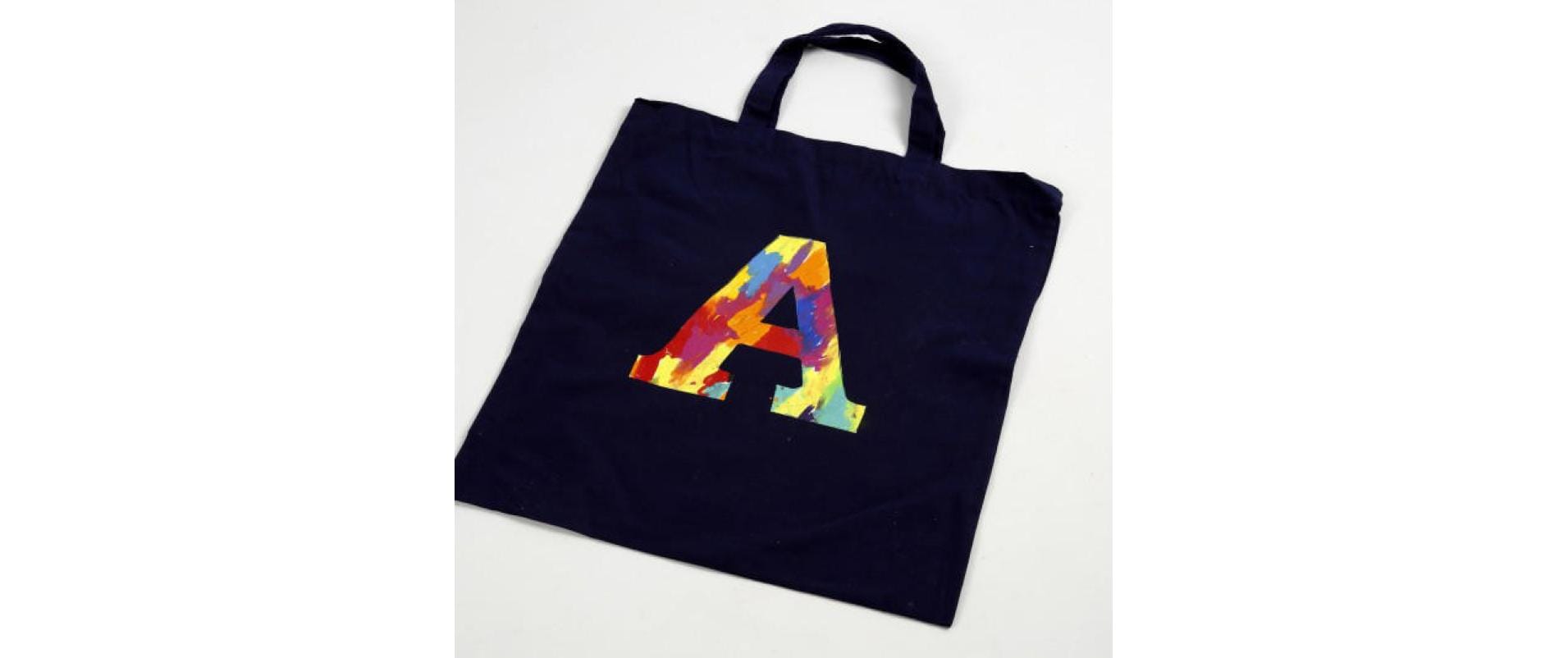 Creativ Company Stofftasche, Baumwolle, Schwarz, 380×420 mm