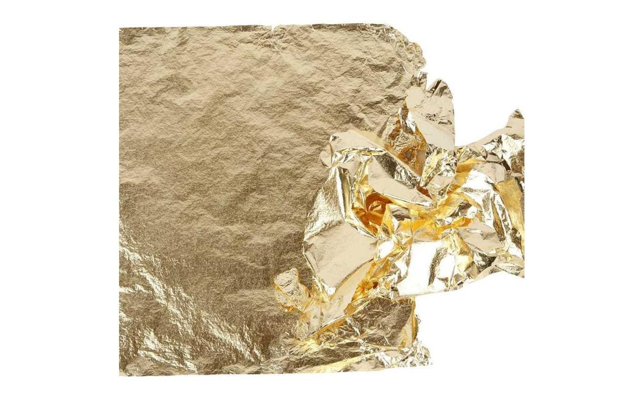 Creativ Company Bastelfolie, Holografisch, Gold, Glänzend, 16 × 16 cm, 25 Bogen