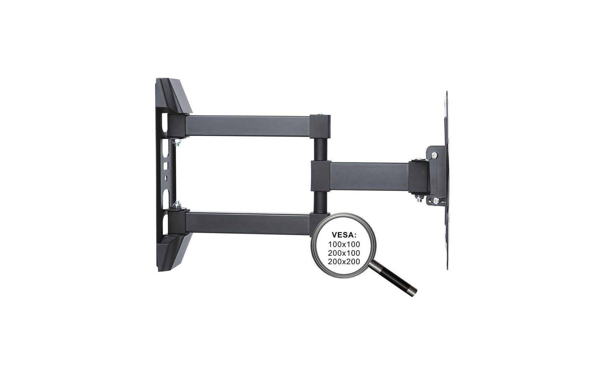 PureMounts Wandhalterung – Vollbeweglich – 23–42" – VESA 100×100–200×200 – bis 30 kg – PM-FM12-200