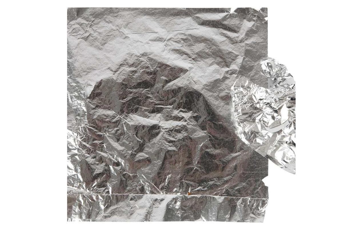 Creativ Company Holografische Bastelfolie, Silber, 16 × 16 cm, Set à 25