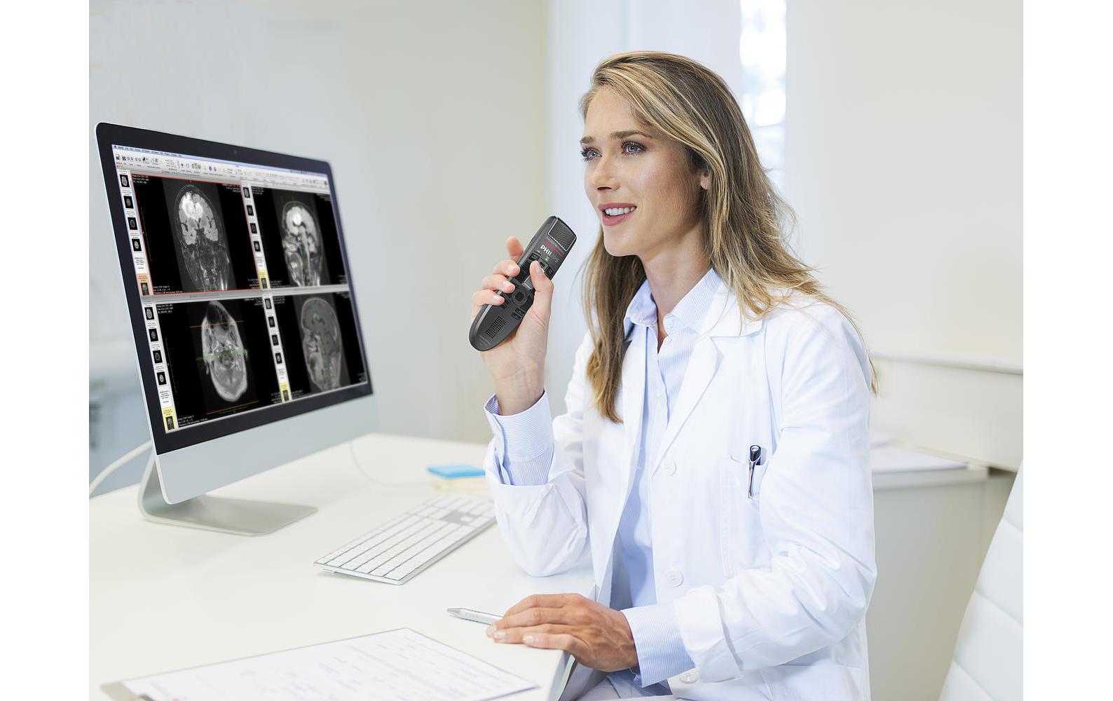 Philips SpeechMike Premium Air SMP4010 – Diktiergerät, USB & Micro-USB, Anthrazit