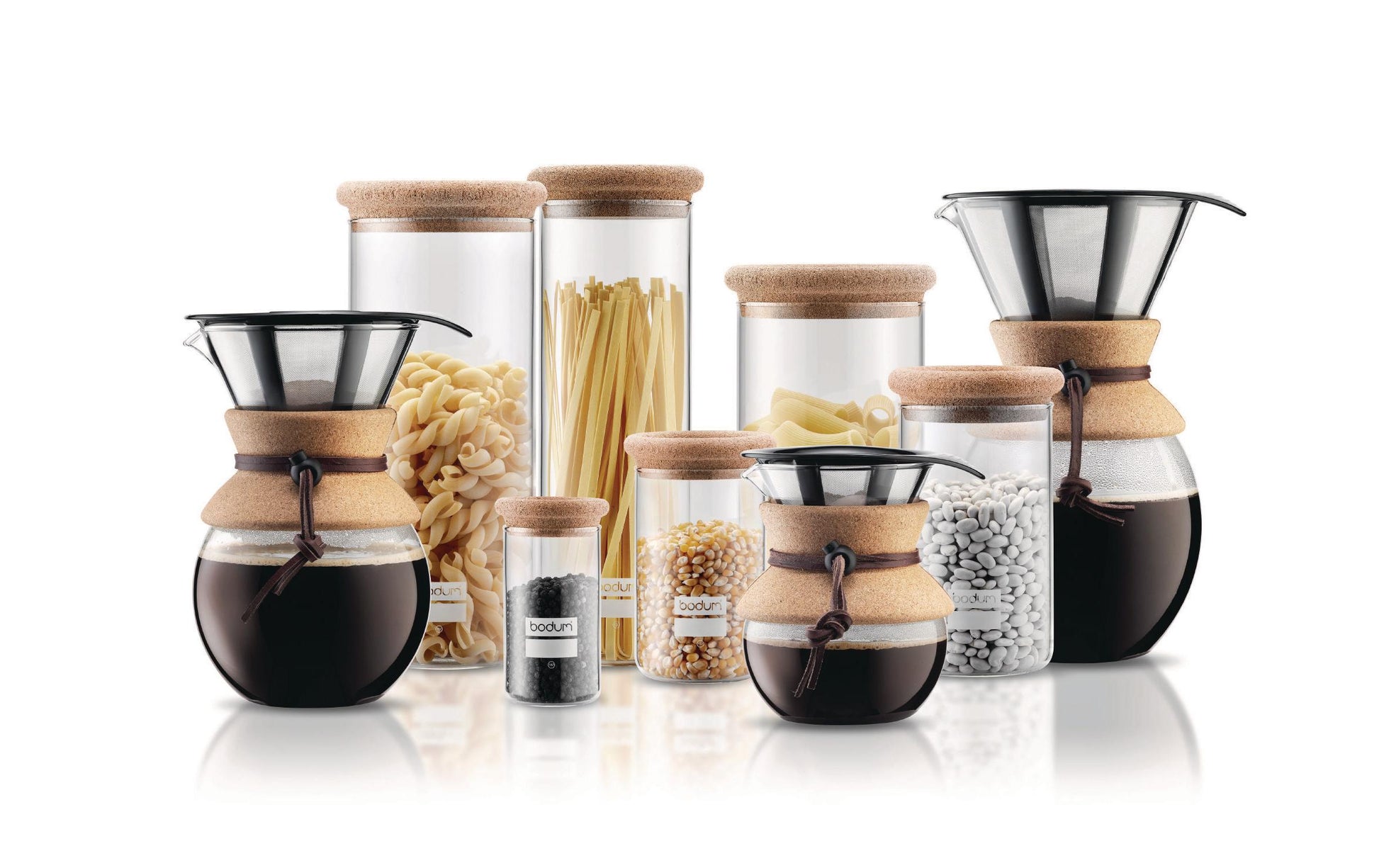Bodum Pour Over Kaffeebereiter – 1,0 l, 8 Tassen, Borosilikatglas, 16,0 × 21,7 × 13,6 cm