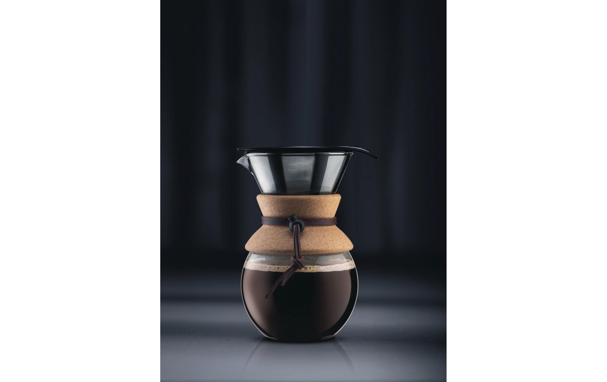 Bodum Pour Over Kaffeebereiter – 1,0 l, 8 Tassen, Borosilikatglas, 16,0 × 21,7 × 13,6 cm