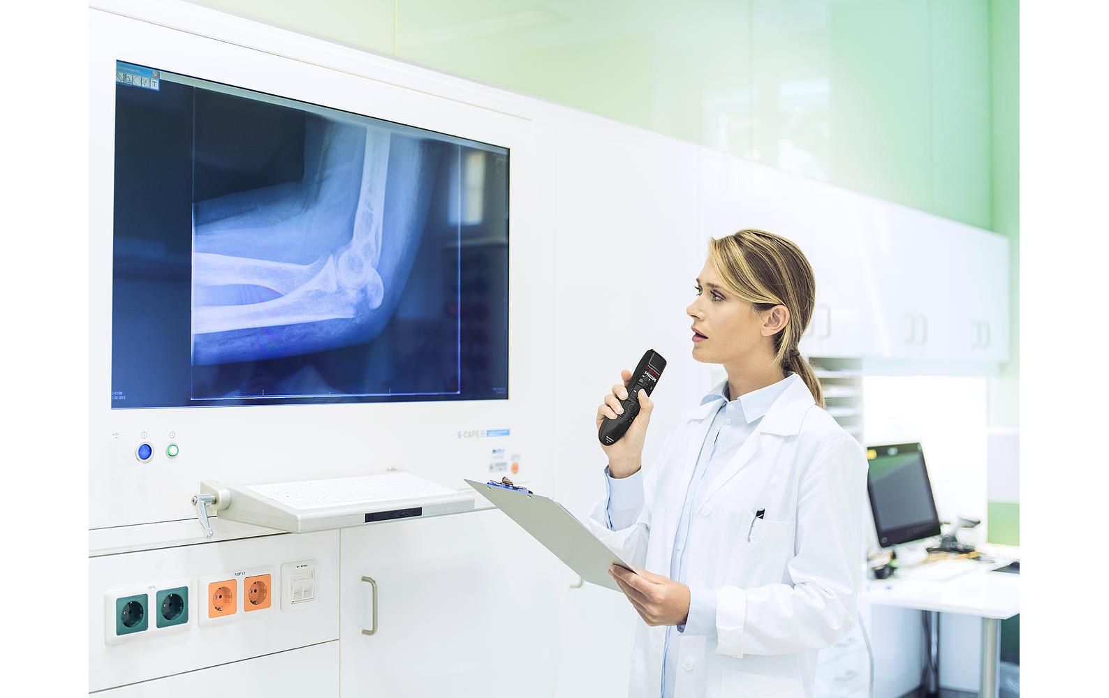 Philips SpeechMike Premium Air SMP4000 – Diktiergerät, USB, für ACC4000 Dockingstation, schwarz