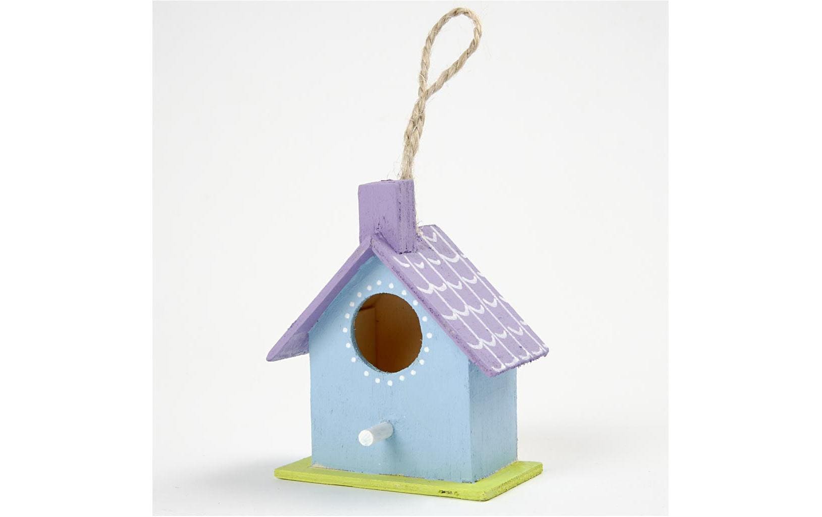 Creativ Company Holzrohling, Mischholz/MDF, braun, 3 × 7 × 5 cm, 6 Stk., Haus, 575770