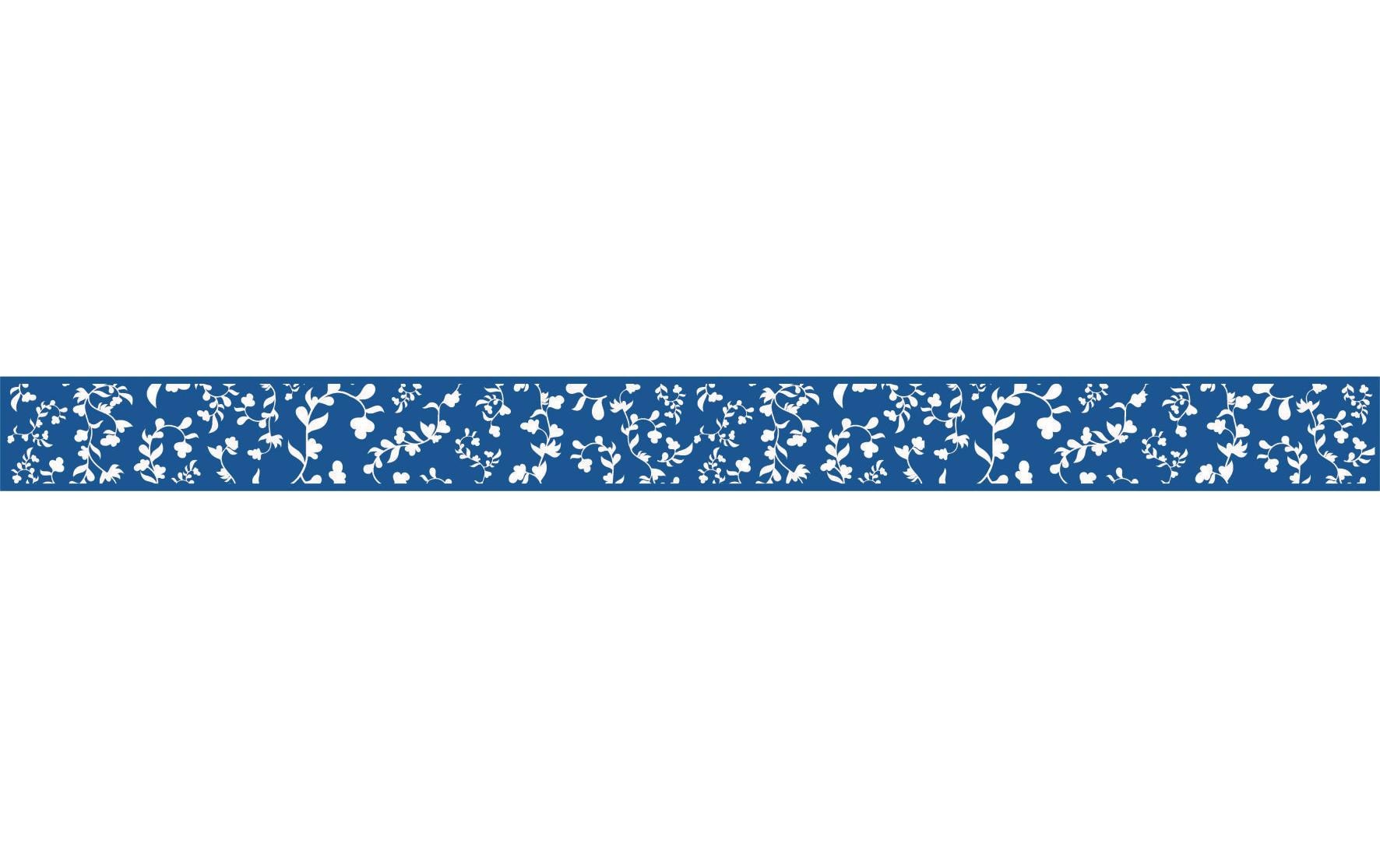 HEYDA Washi Tape Colour Code Azur – 15 mm × 5 m – 4 Rollen, Papier