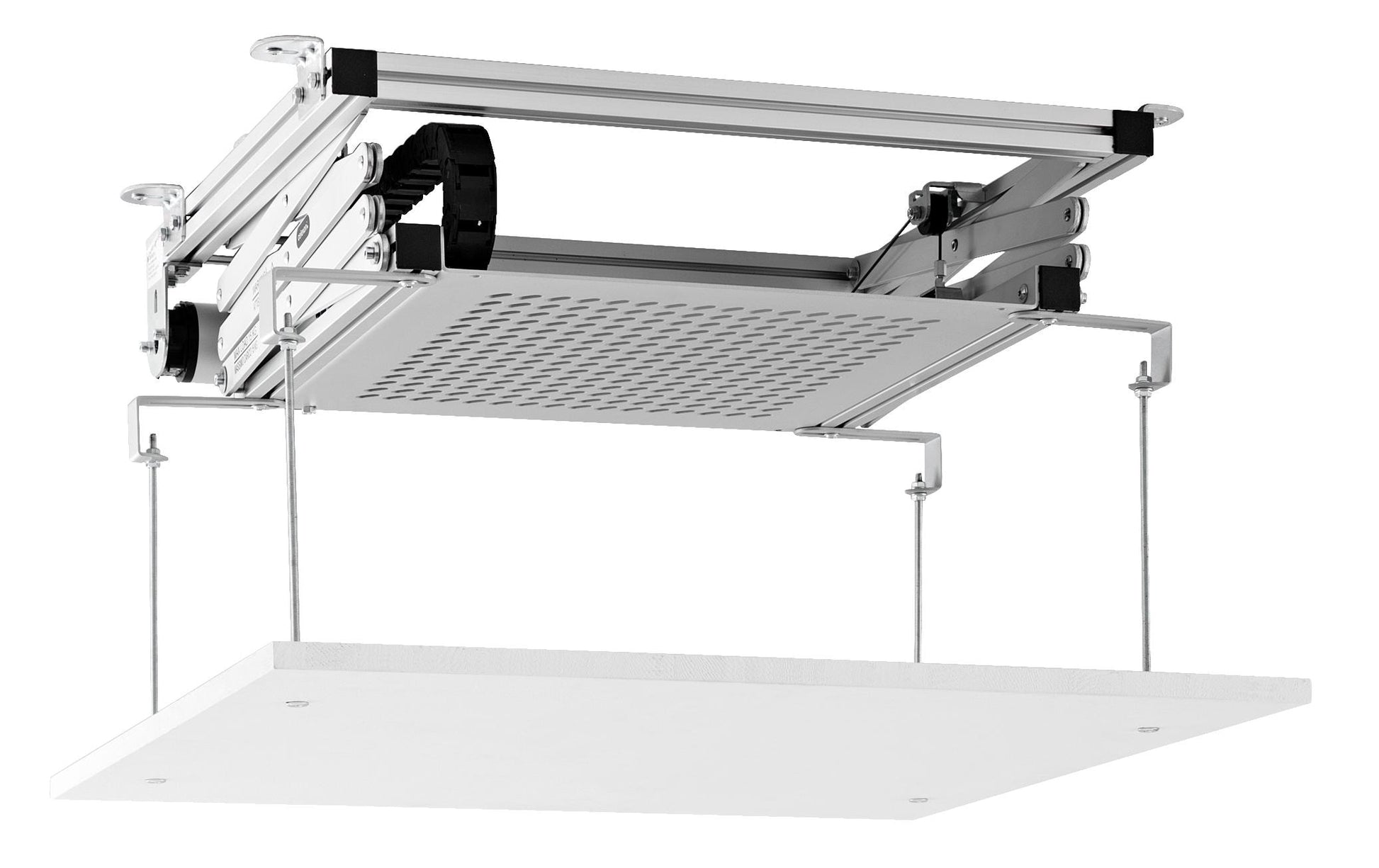 Celexon PL-1000 Plus Projektor-Deckenlift – Absenkung 0–96,0 cm, 30 kg, grau