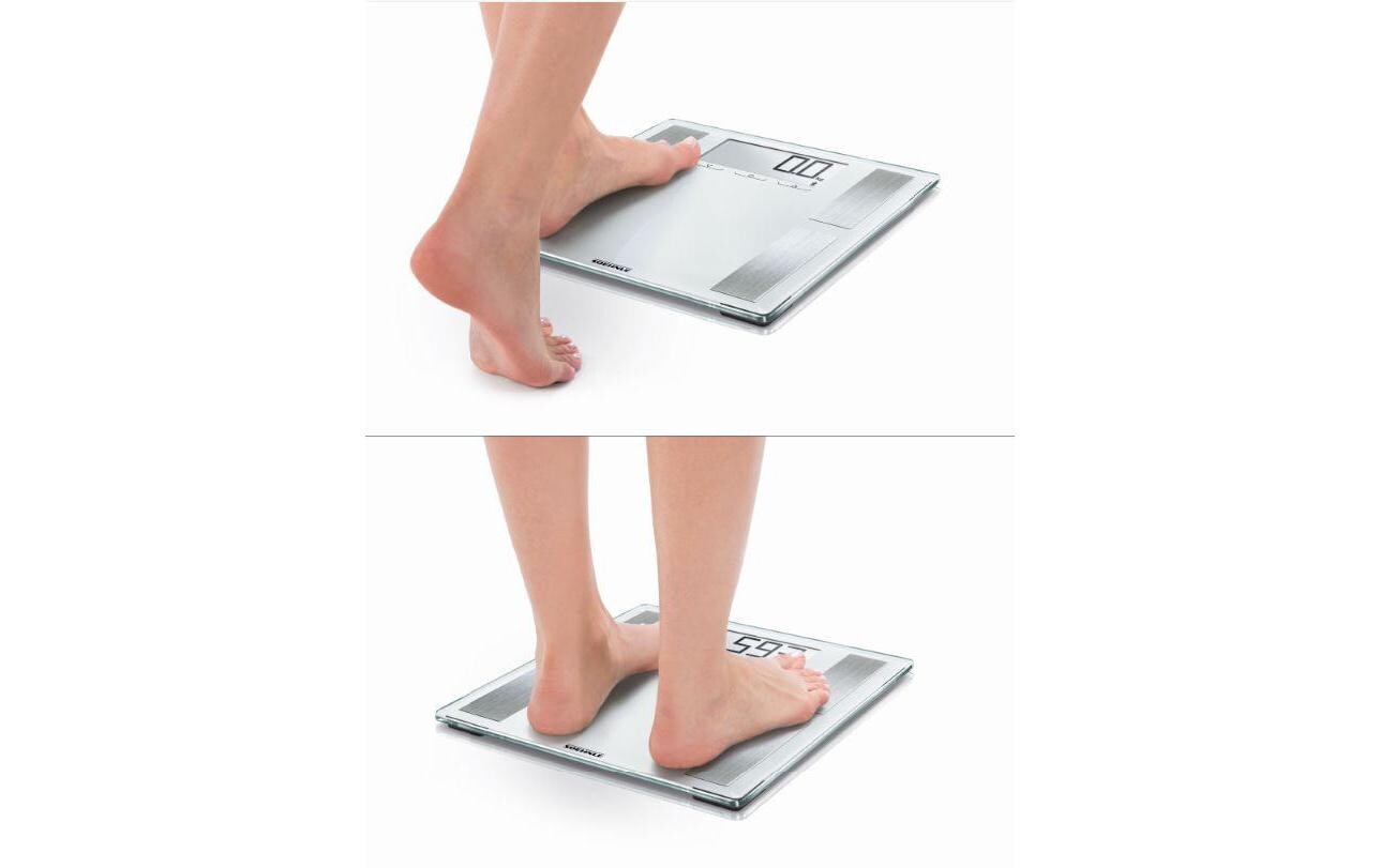 Soehnle Paketwaage Shape Sense Connect 100 – Tragkraft 180 kg, Teilung 100 g, Wiegefläche 35,5 × 36 cm
